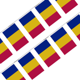 Chad Flag Garland in several sizes