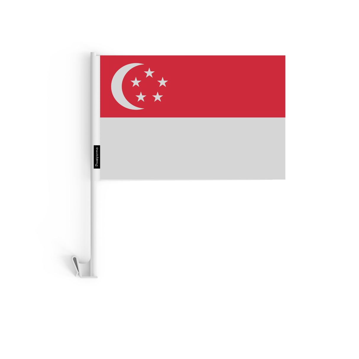 Drapeau voiture de Singapour en polyester