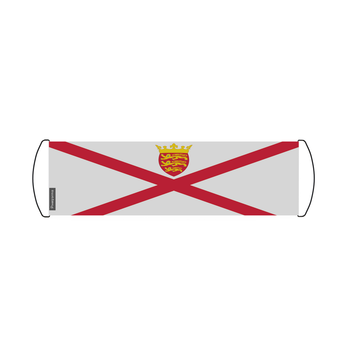 Scroll Banner Flag of Jersey