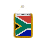 South Africa Flag Car Pennant