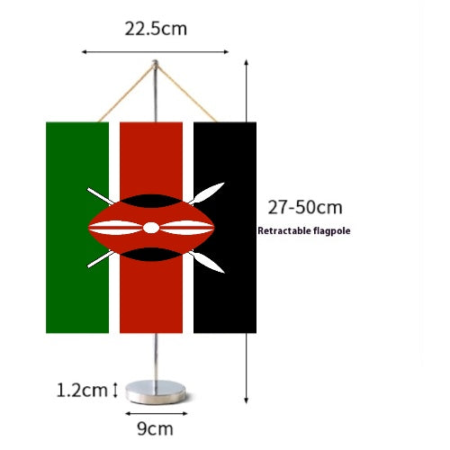 Fanion Table Drapeau Kenya en Polyester