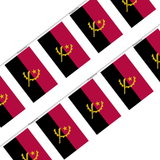 Angola Flag Garland in several sizes