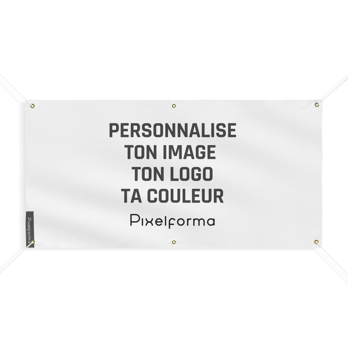 Bandera personalizar 6 Ojetes en varios tamaños