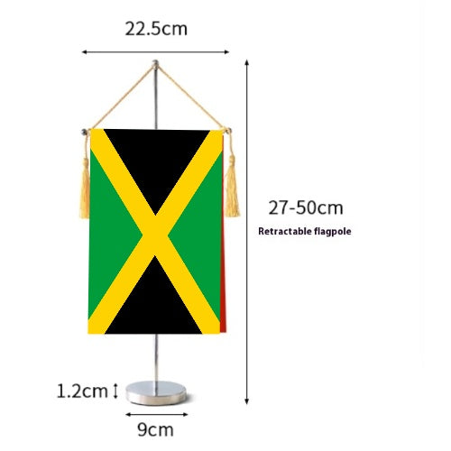 Fanion Table Drapeau de la Jamaïque en Polyester