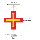 Fanion Table Drapeau Guernesey en Polyester