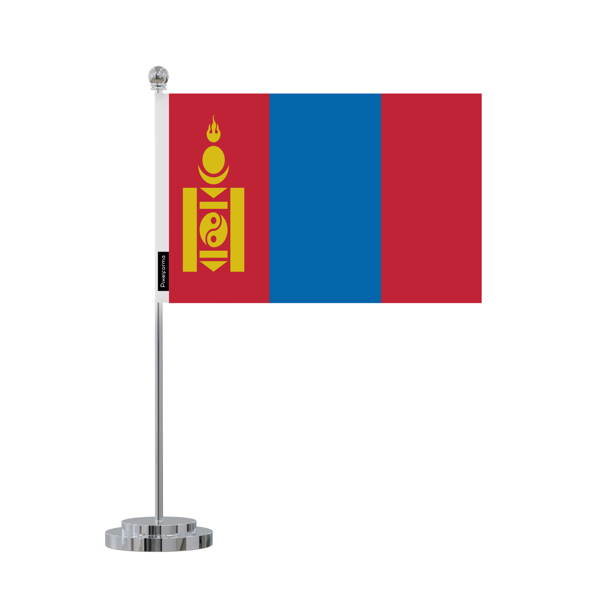 Drapeau bureau de la Mongolie