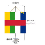 Fanion Table Drapeau République centrafricaine en Polyester