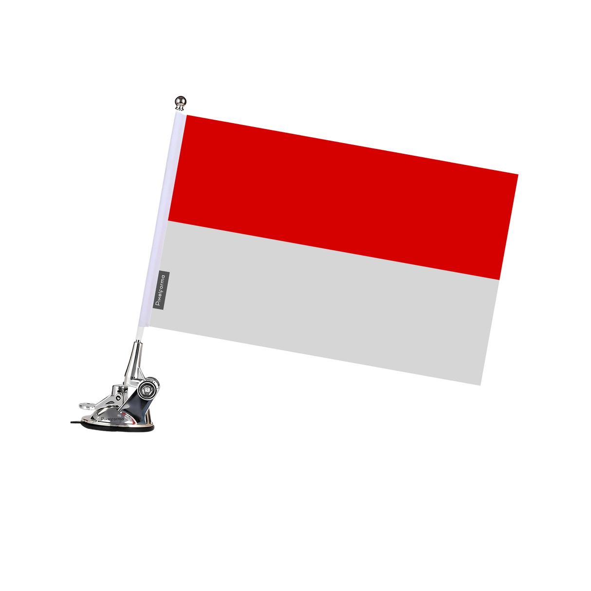 Indonesia Flag Suction Cup Pole