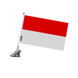 Poste de ventosa con bandera de Indonesia