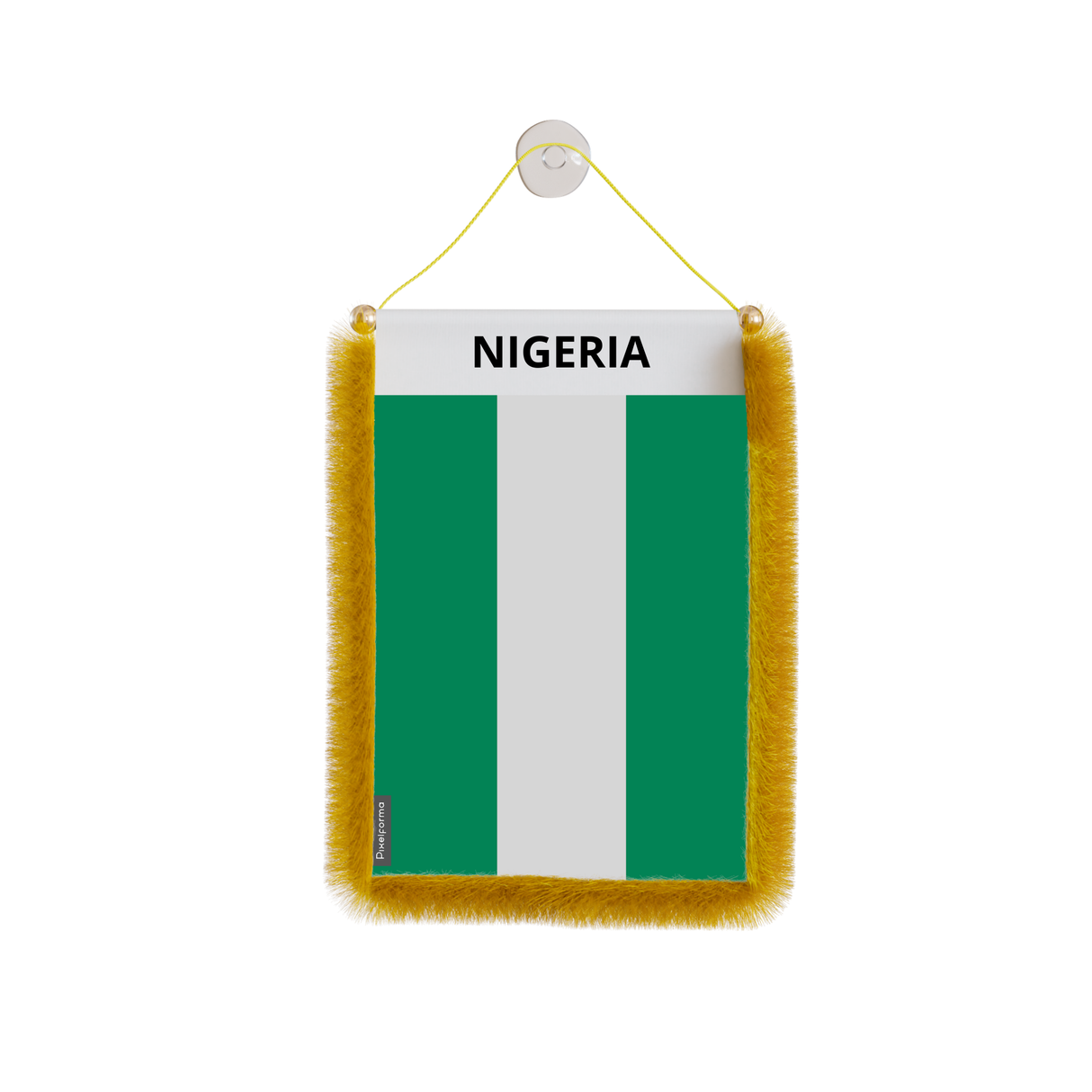 Nigeria Flag Car Pennant