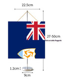 Fanion Table Drapeau Anguilla en Polyester