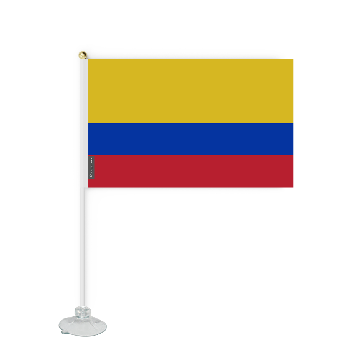 Mini flag suction cup Flag of Colombia