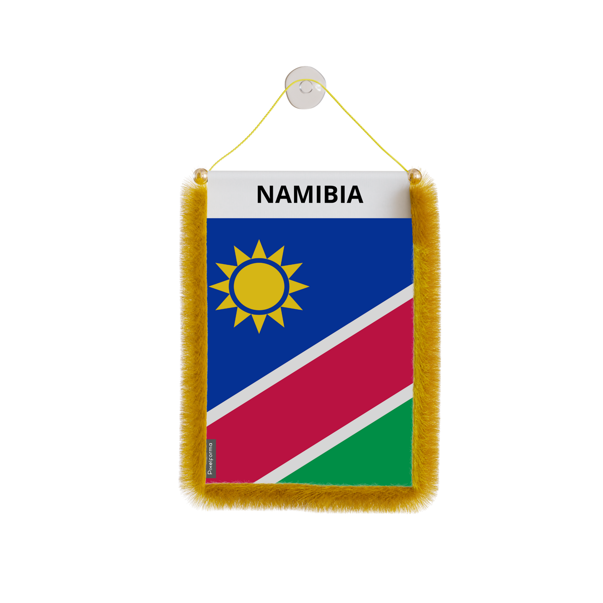 Namibia Flag Car Pennant