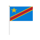 Mini flag of the Democratic Republic of the Congo in several sizes 100% polyester