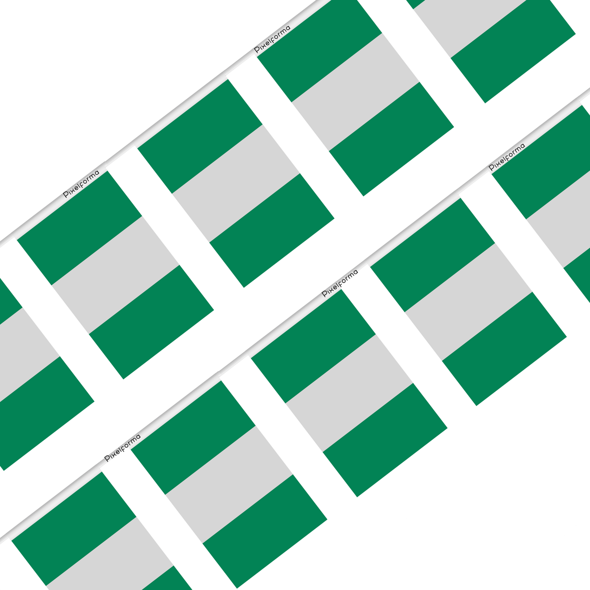 Nigeria Flag Garland in several sizes