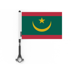 Drapeau de vélo de la Mauritanie en polyester