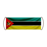Banner de desplazamiento de la bandera de Mozambique 
