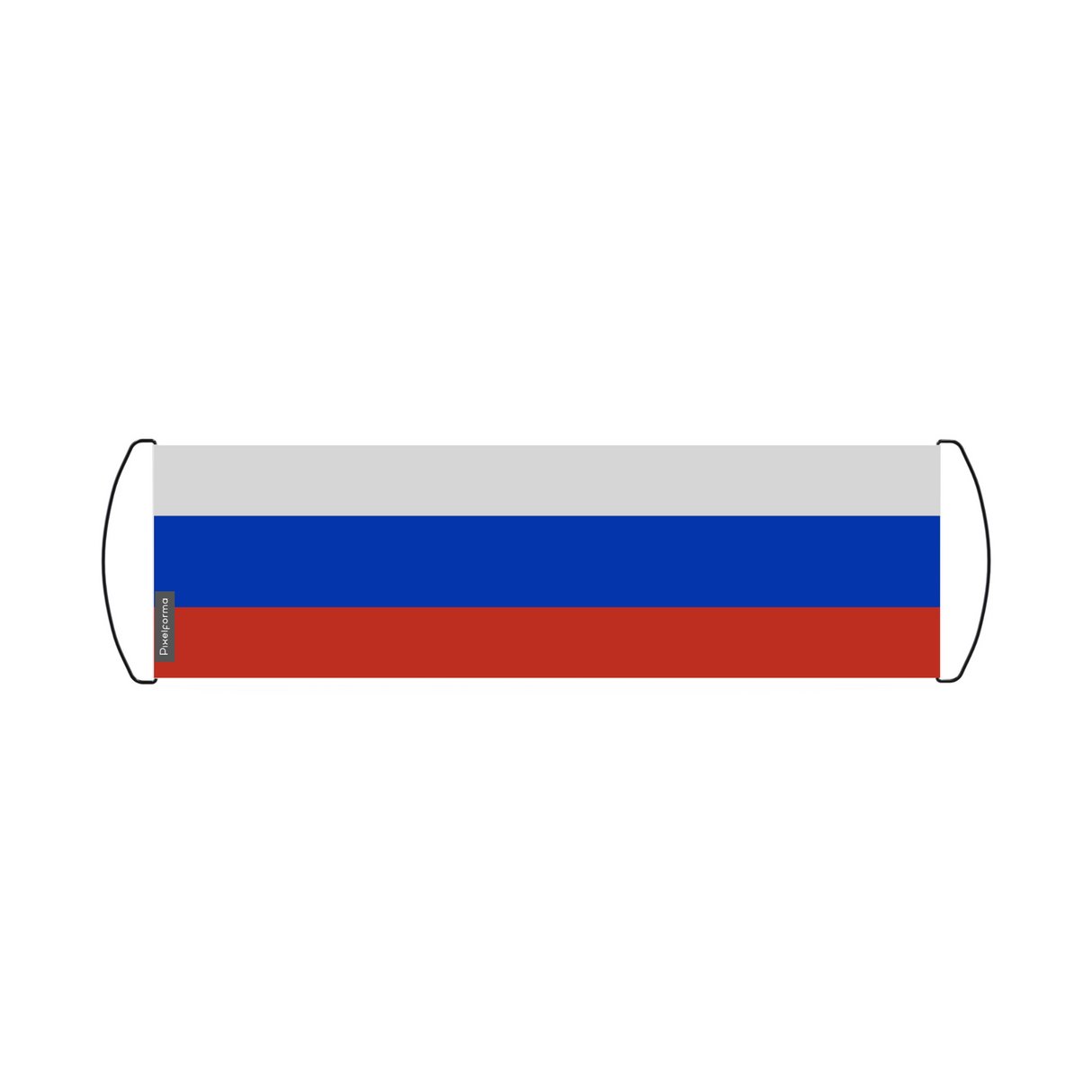 Scrolling Banner Flag of Russia 