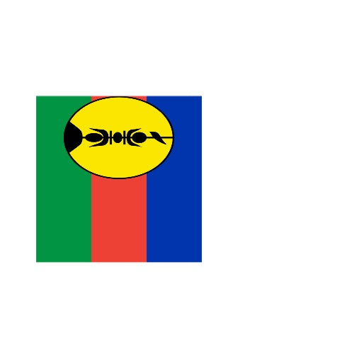 Fanion Table Drapeau Nouvelle-Calédonie en Polyester