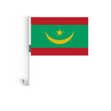 Drapeau voiture de la Mauritanie officiel en polyester