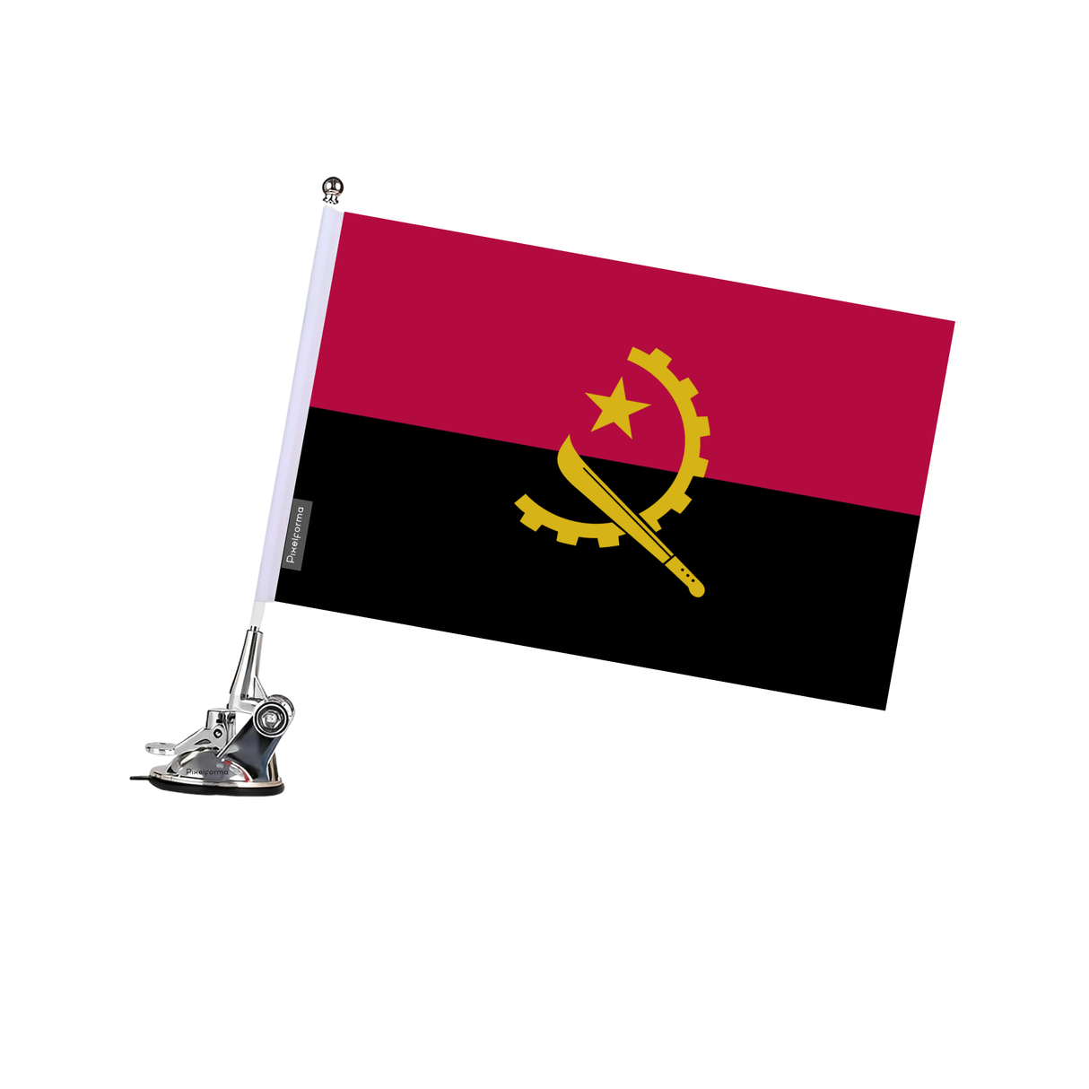 Mât à Ventouse Drapeau de l'Angola