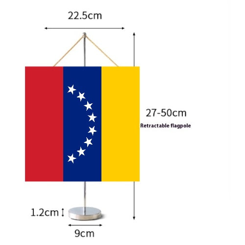 Fanion Table Drapeau Venezuela en Polyester