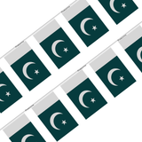 Pakistan Flag Garland in several sizes