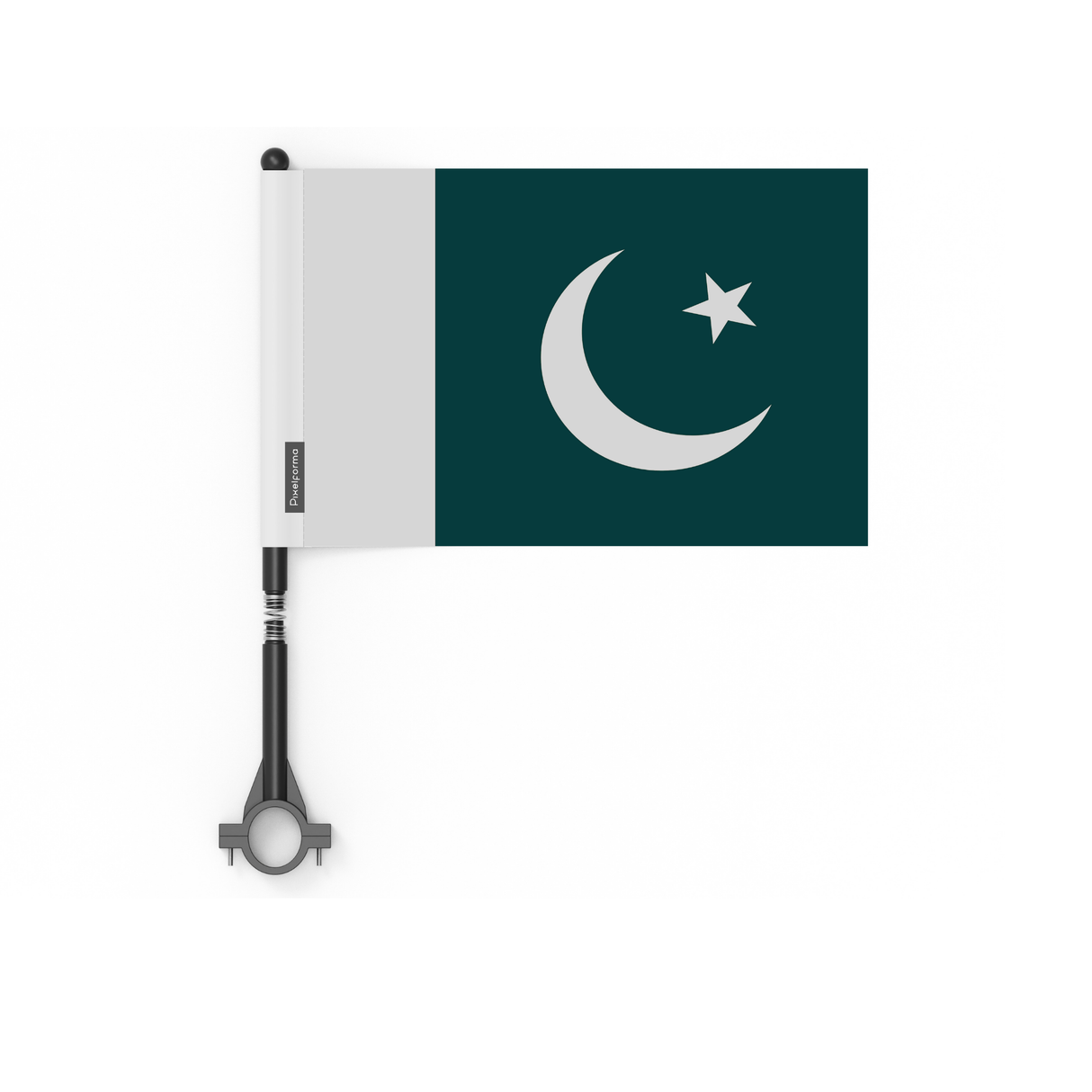 Drapeau de vélo du Pakistan en polyester