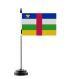 Central African Republic Table Flag 