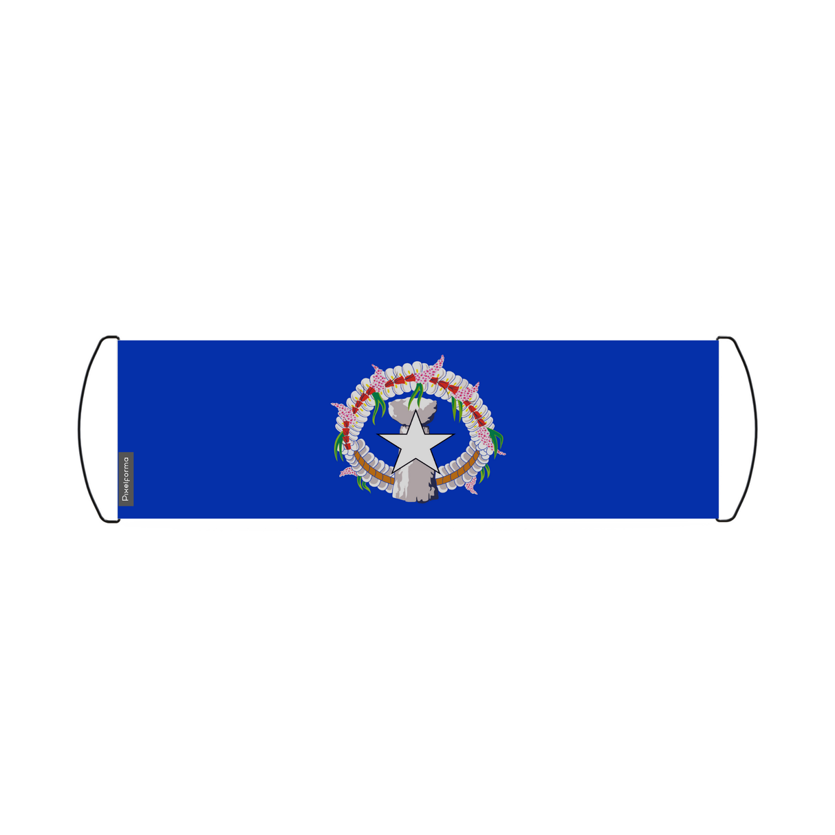 Northern Mariana Islands Flag Scroll Banner 