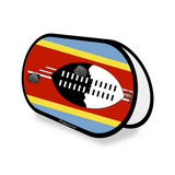 Oval Eswatini Flag Polyester Advertising Stand