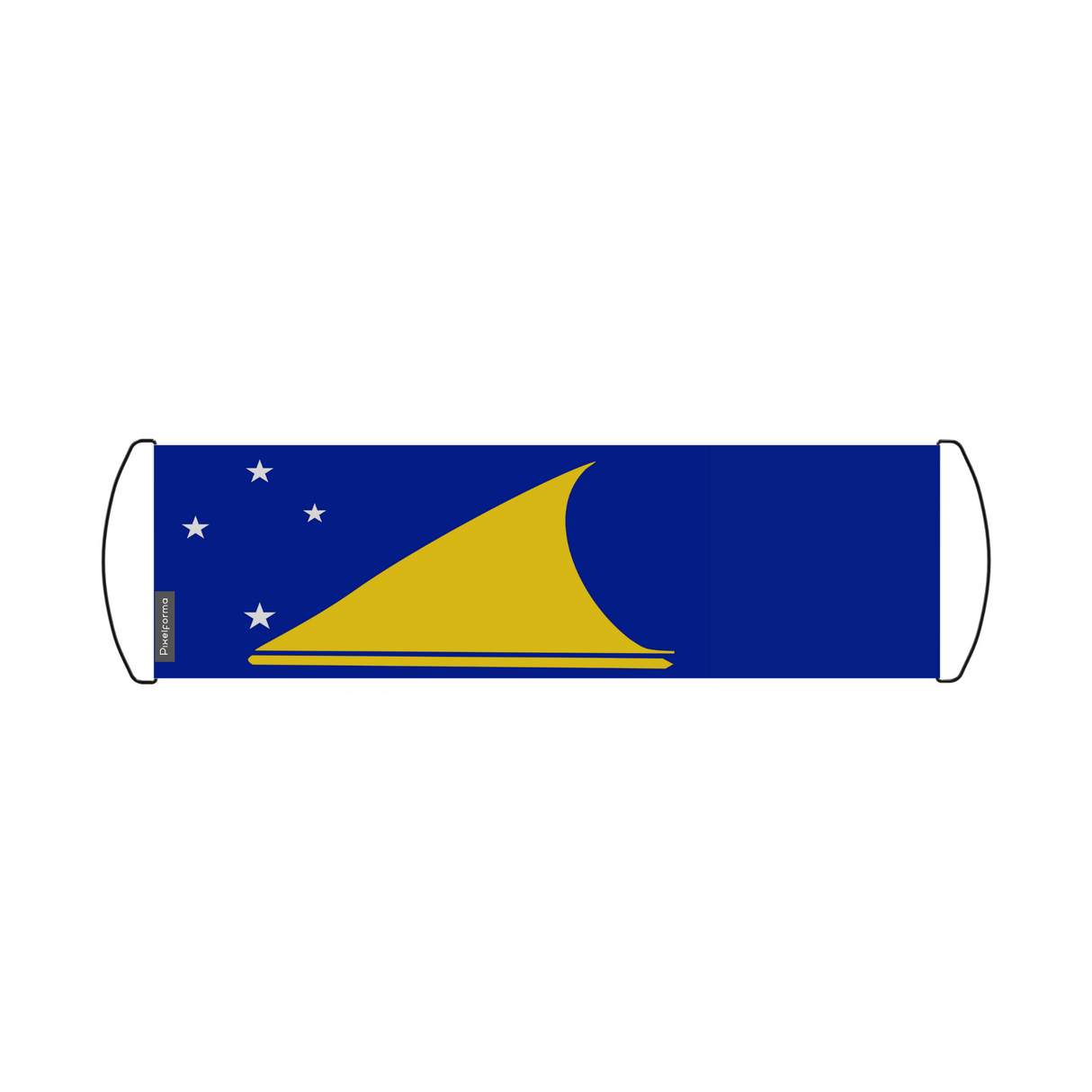 Flag of Tokelau scroll banner 