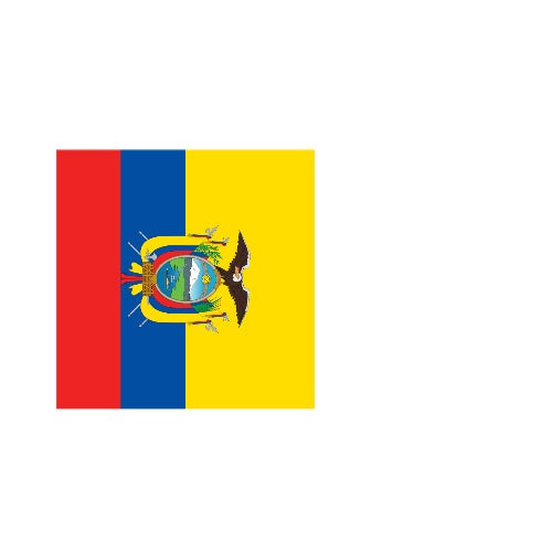 Fanion Table Drapeau Équateur en Polyester