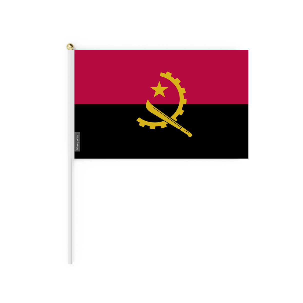 Mini Flag of Angola in various sizes 100% polyester