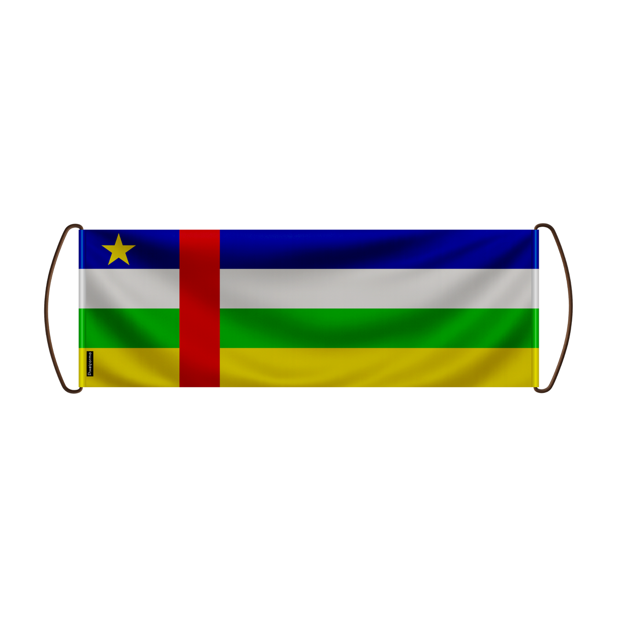 Banner de desplazamiento de bandera de República Centroafricana 