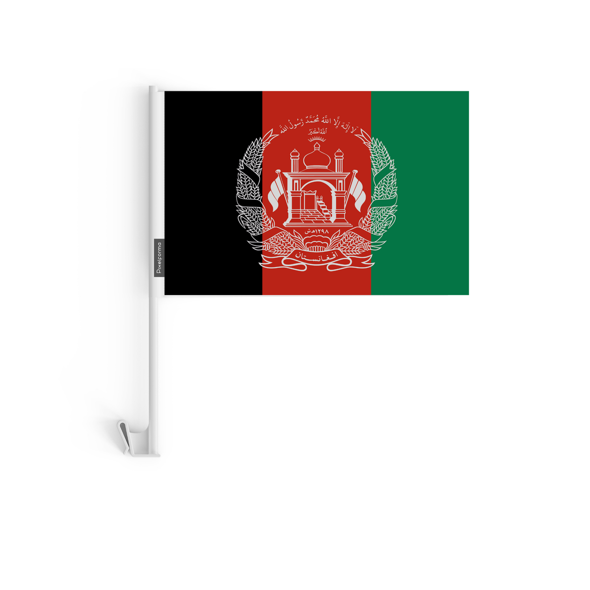 Drapeau voiture de l'Afghanistan en polyester