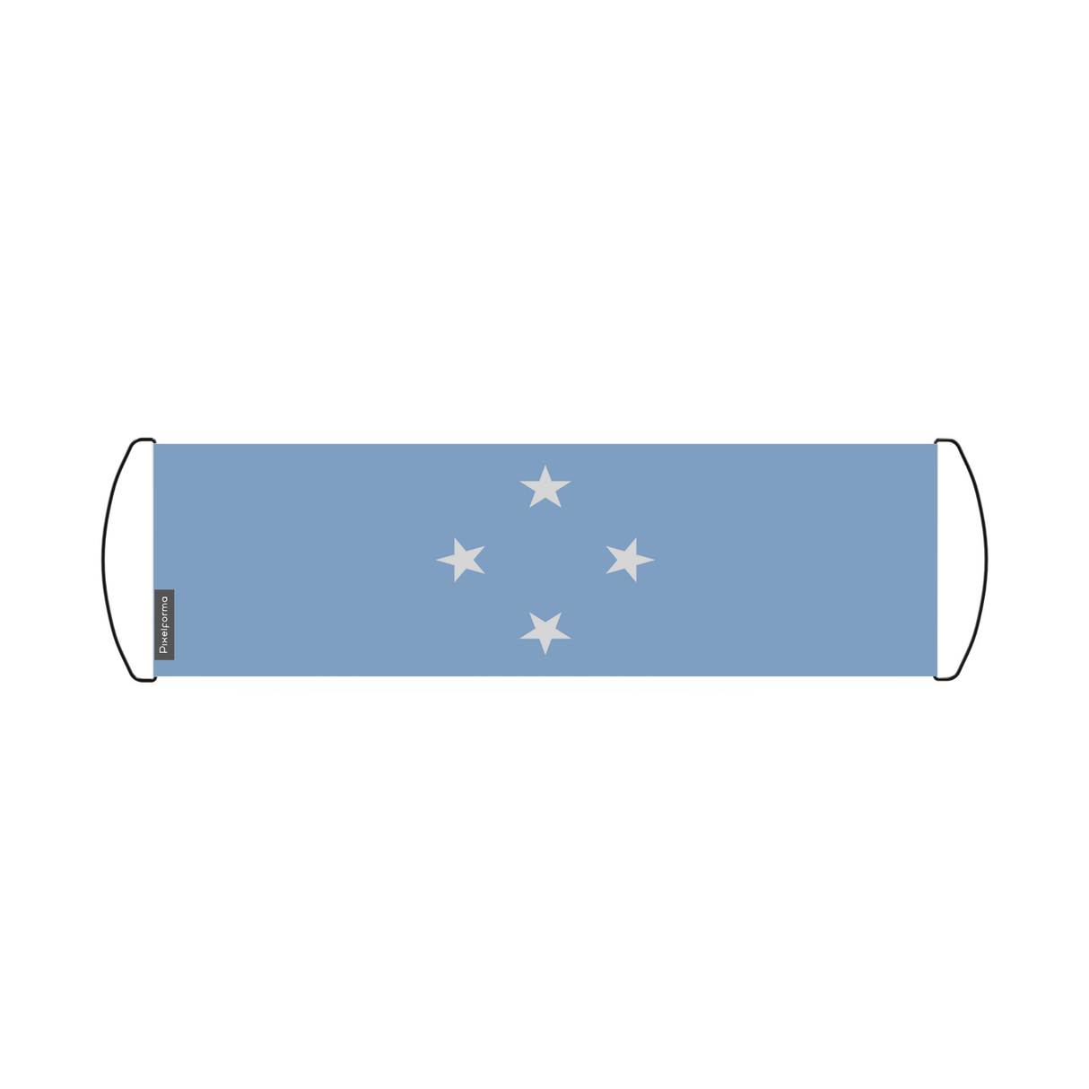 Federated States of Micronesia Flag Scroll Banner 