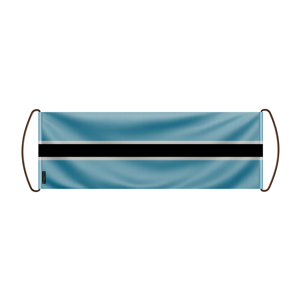 Banner de desplazamiento de la bandera de Botswana 