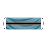 Banner de desplazamiento de la bandera de Botswana 