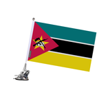 Poste de ventosa con bandera de Mozambique