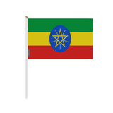 Mini Flag of Ethiopia in various sizes 100% polyester