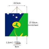 Fanion Table Drapeau Île Christmas en Polyester