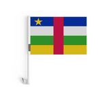 Bandera de coche de poliéster de República Centroafricana