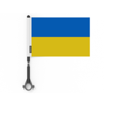 Drapeau de vélo de l'Ukraine en polyester