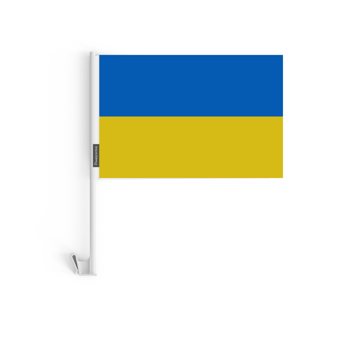 Drapeau voiture de l'Ukraine en polyester