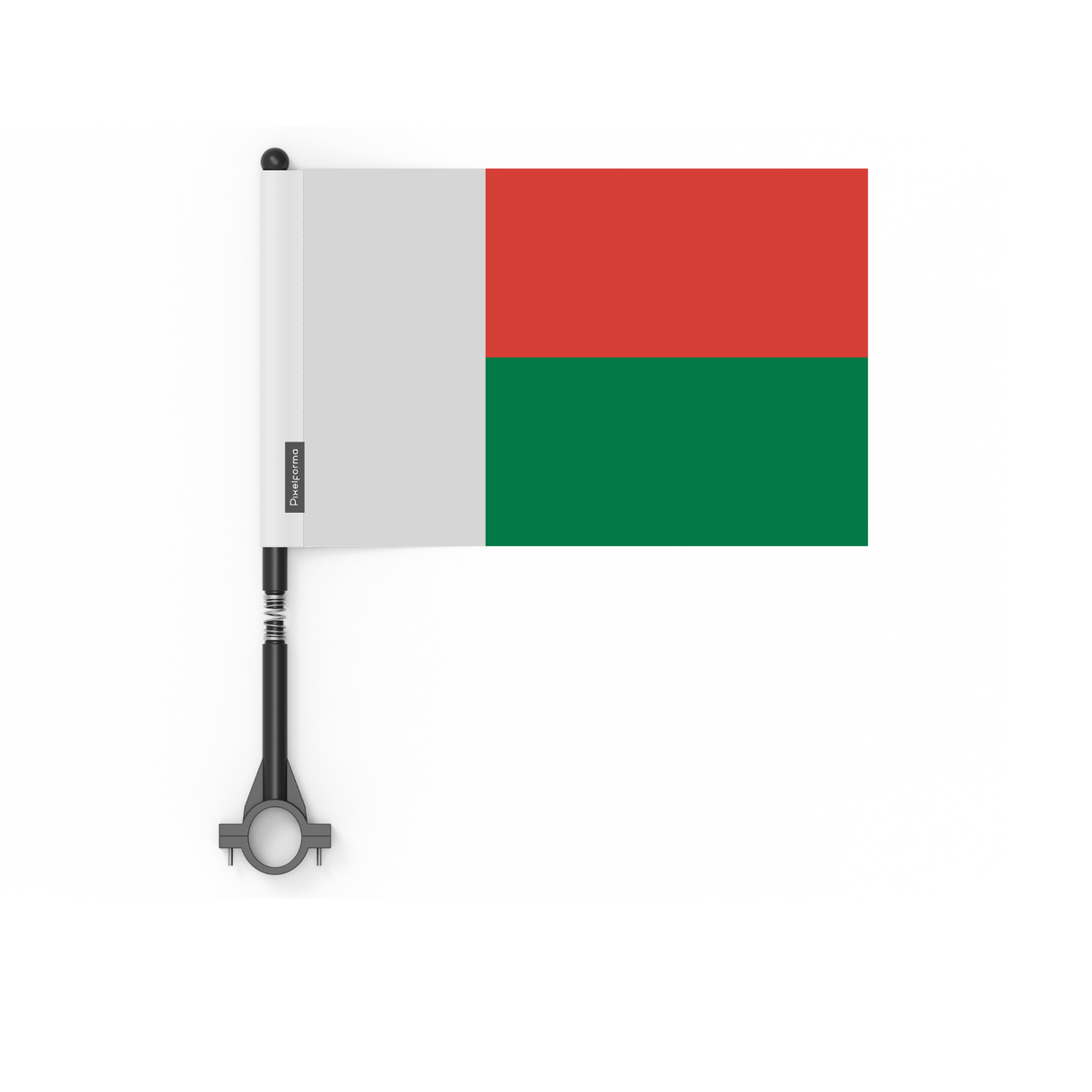 Drapeau de vélo de Madagascar en polyester