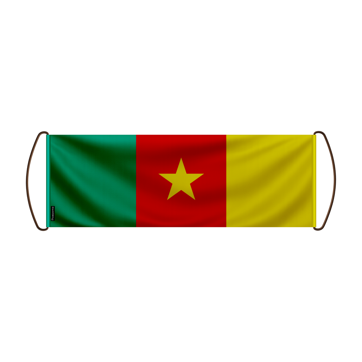 Banner de desplazamiento de bandera de Camerún 