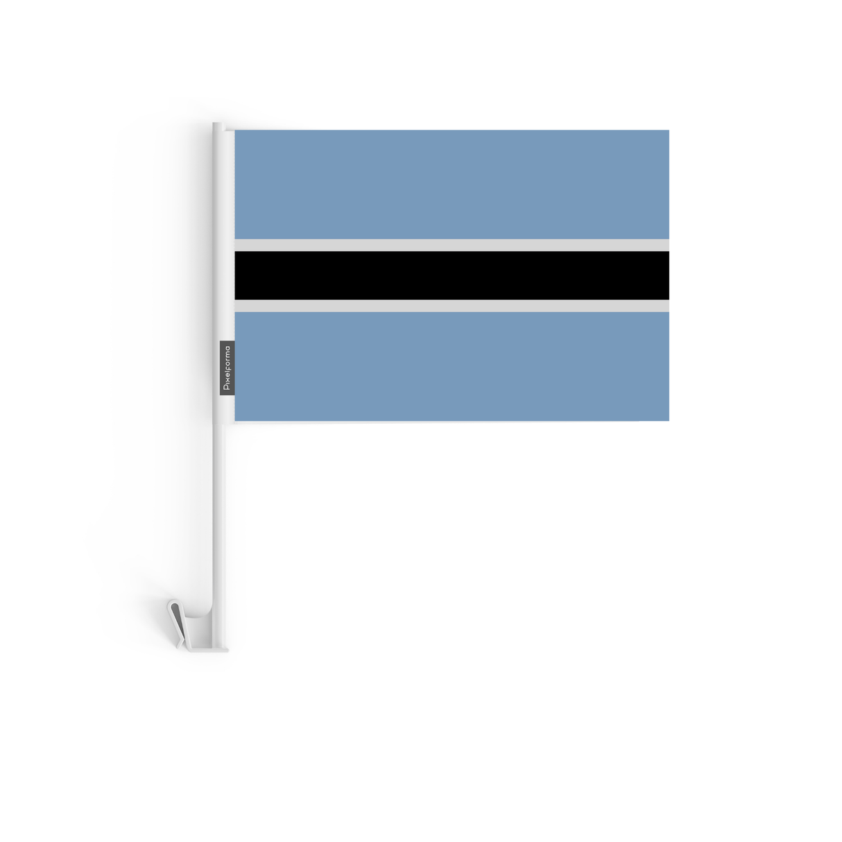 Drapeau voiture du Botswana en polyester