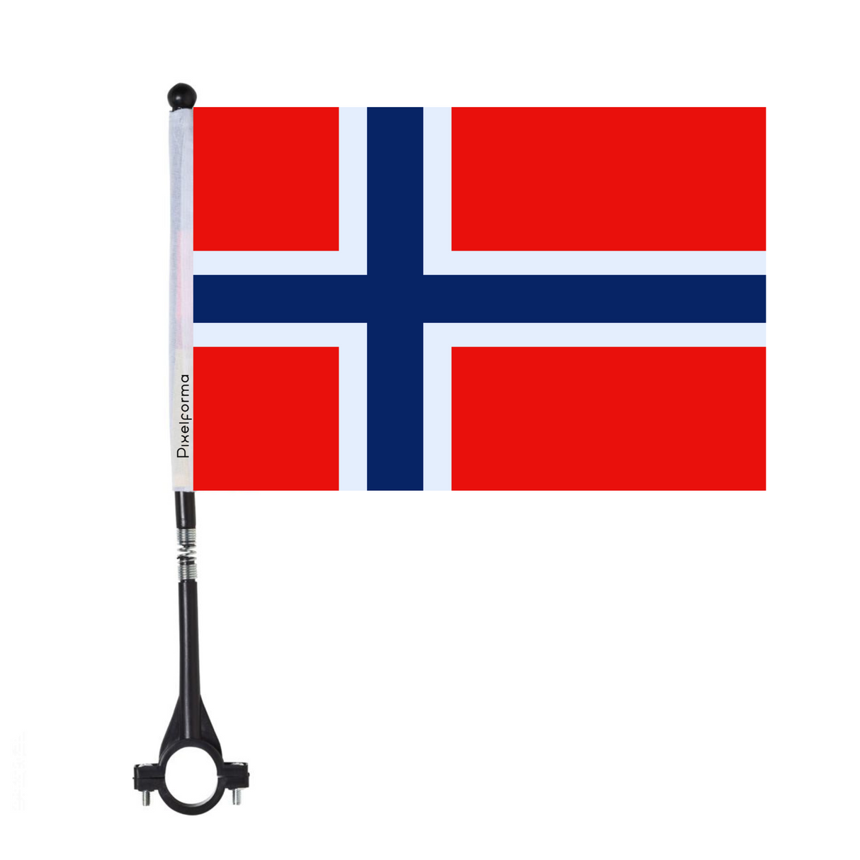 Drapeau de vélo du Svalbard et de Jan Mayen en polyester