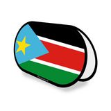 South Sudan Flag Oval Polyester Advertising Stand